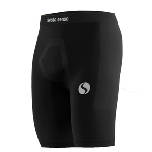 Czarne bezszwowe spodenki męskie Thermo Active CL41 Sesto Senso – komfort i ochrona
