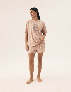 Damska piżama Henderson 42647 light grey