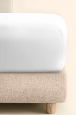 Prześcieradło Jersey Białe