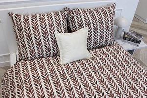 POŚCIEL BAWEŁNA KŁOS BEŻ