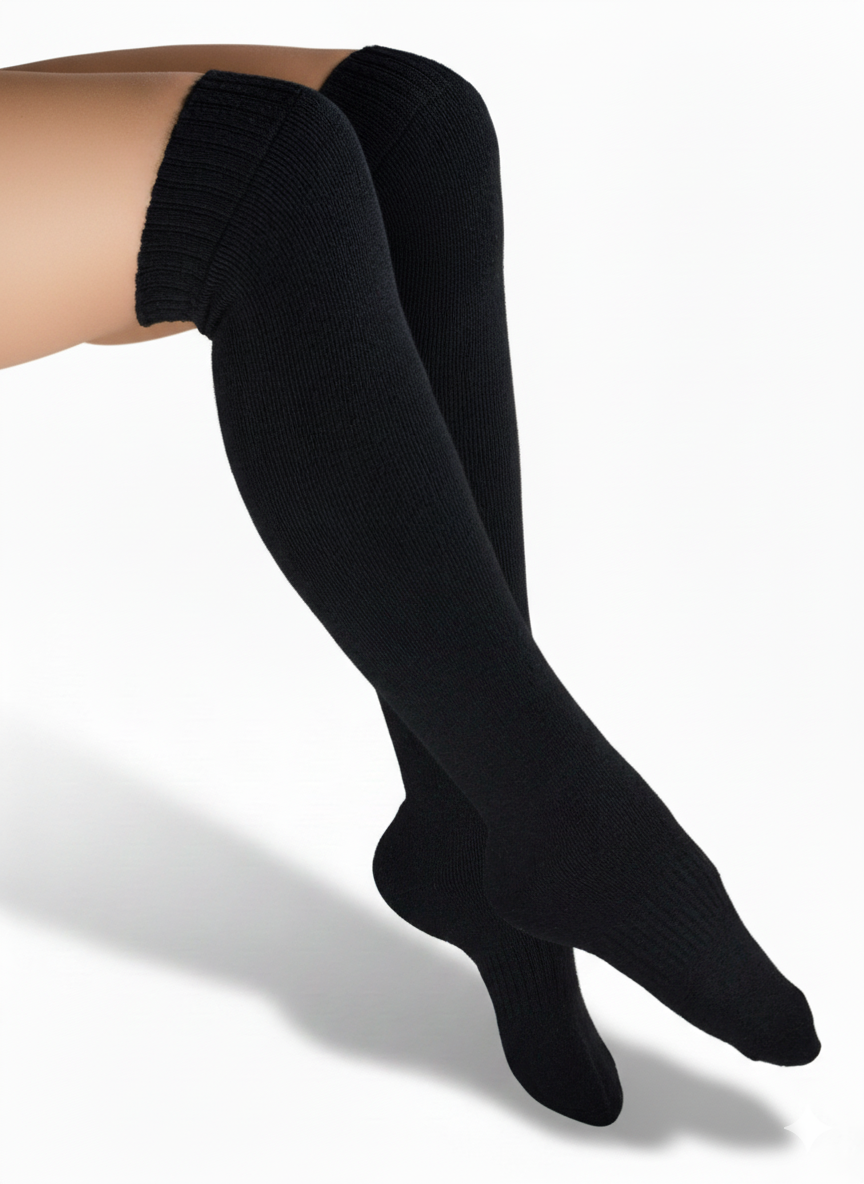 Ciepłe zakolanówki damskie frotte Sestimi Underwear – izolacja ciepła