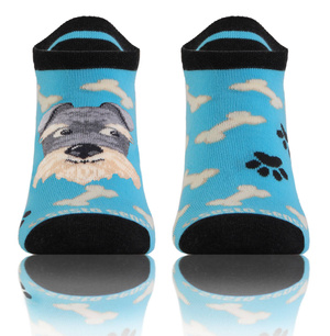 Piesek niebieski skarpety stopki unisex 90% bawełna Finest Cotton Sesto Senso – styl i wygoda