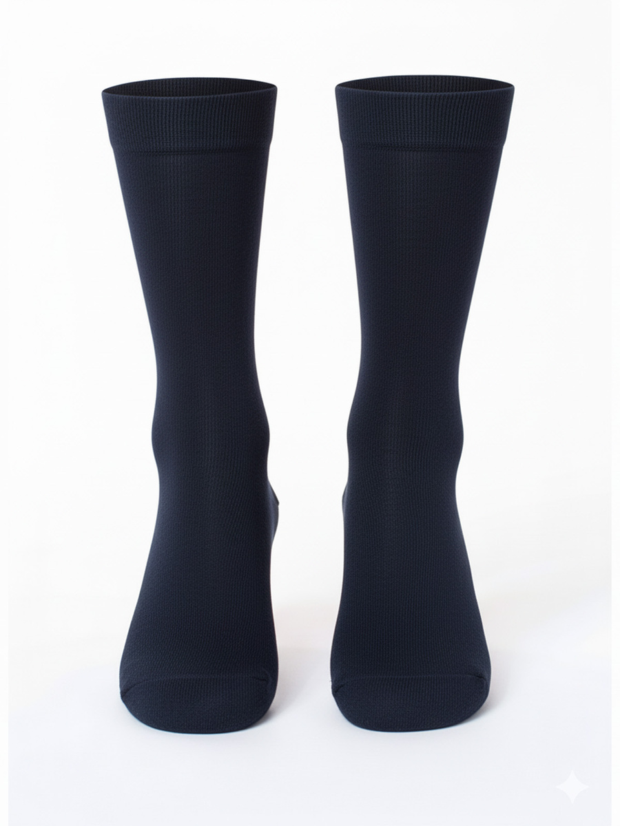 Skarpetki Męskie Garniturowe Gładkie