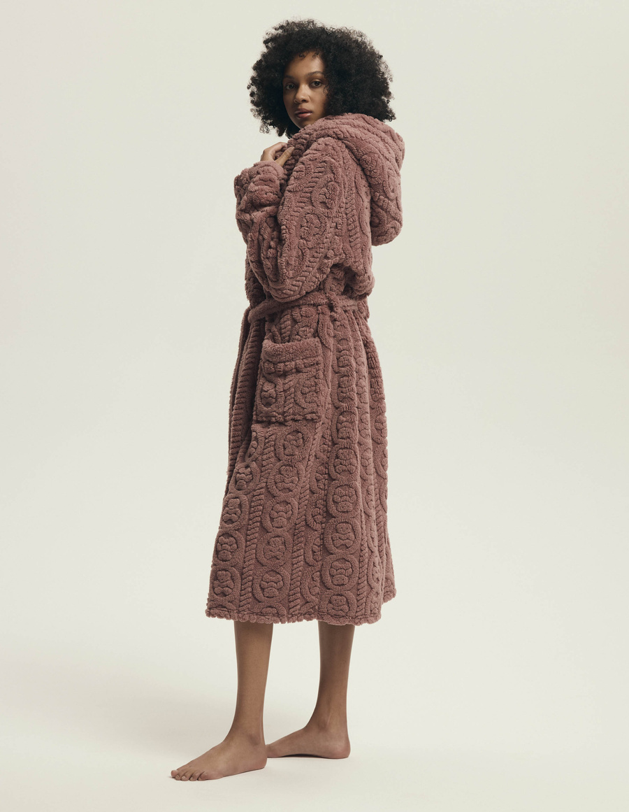 Szlafrok damski Henderson 43592 dark red