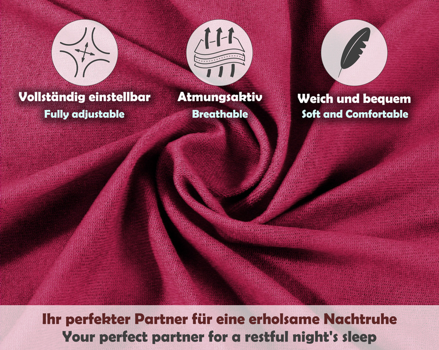 Bordowe elastyczne prześcieradło z gumką frotte 100% bawełna Sesto Senso – komfortowy sen