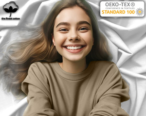 Białe elastyczne prześcieradło z gumką frotte 100% bawełna Sesto Senso – komfortowy sen