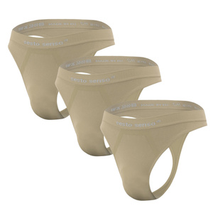 3x Stringi Męskie bezszwowe sportowe