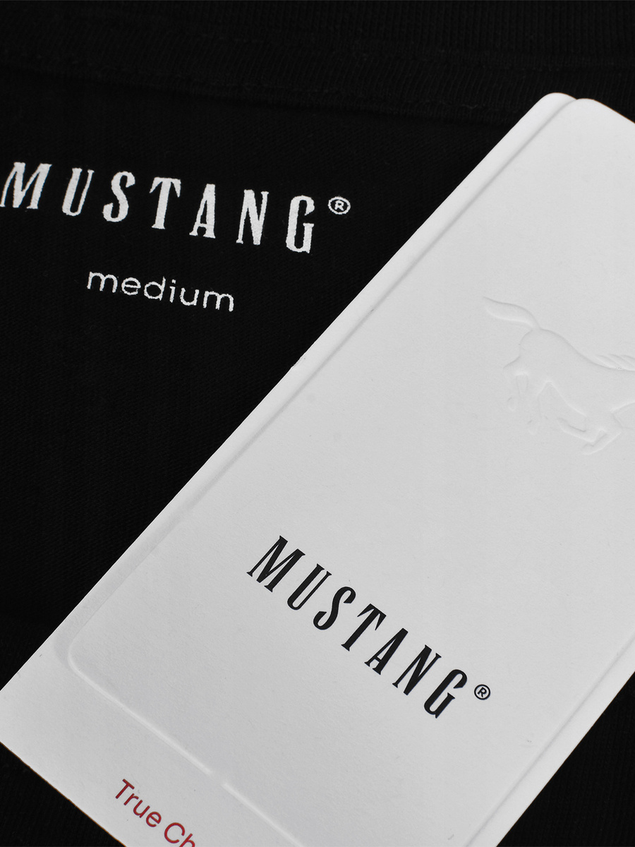 Koszulka Męska T-Shirt Mustang 4222 Czarna