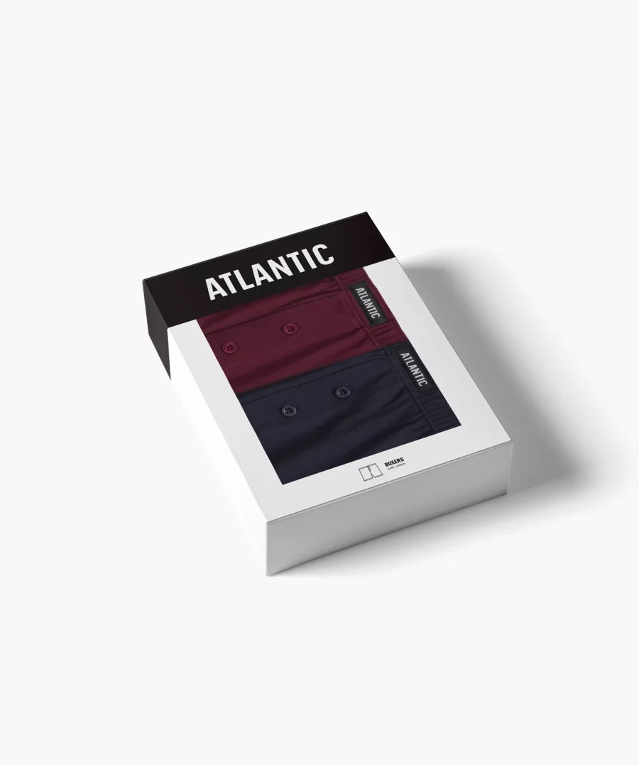 Luźne bokserki męskie 100% bawełna Atlantic – maksymalny komfort