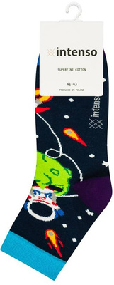 Kolorowe śmieszne SKARPETKI MĘSKIE Intenso Art. 1795