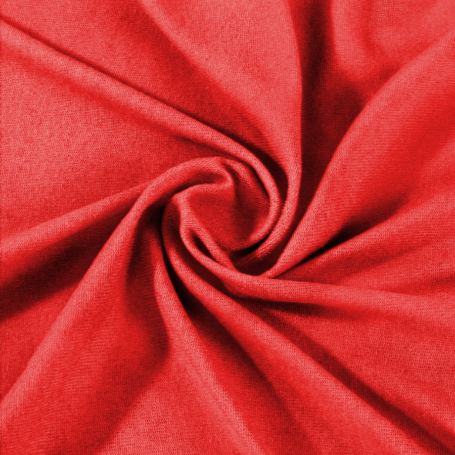 Czerwone elastyczne prześcieradło z gumką frotte 100% bawełna Sesto Senso – komfortowy sen