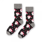 Skarpety świąteczne w mikołaje art. 136 KL103 czarny