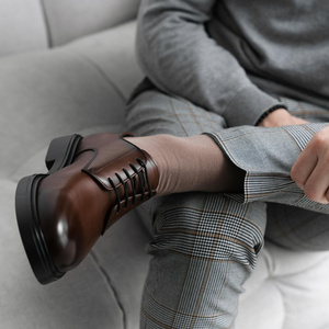 Skarpety męskie garniturowe gładkie Art. 056