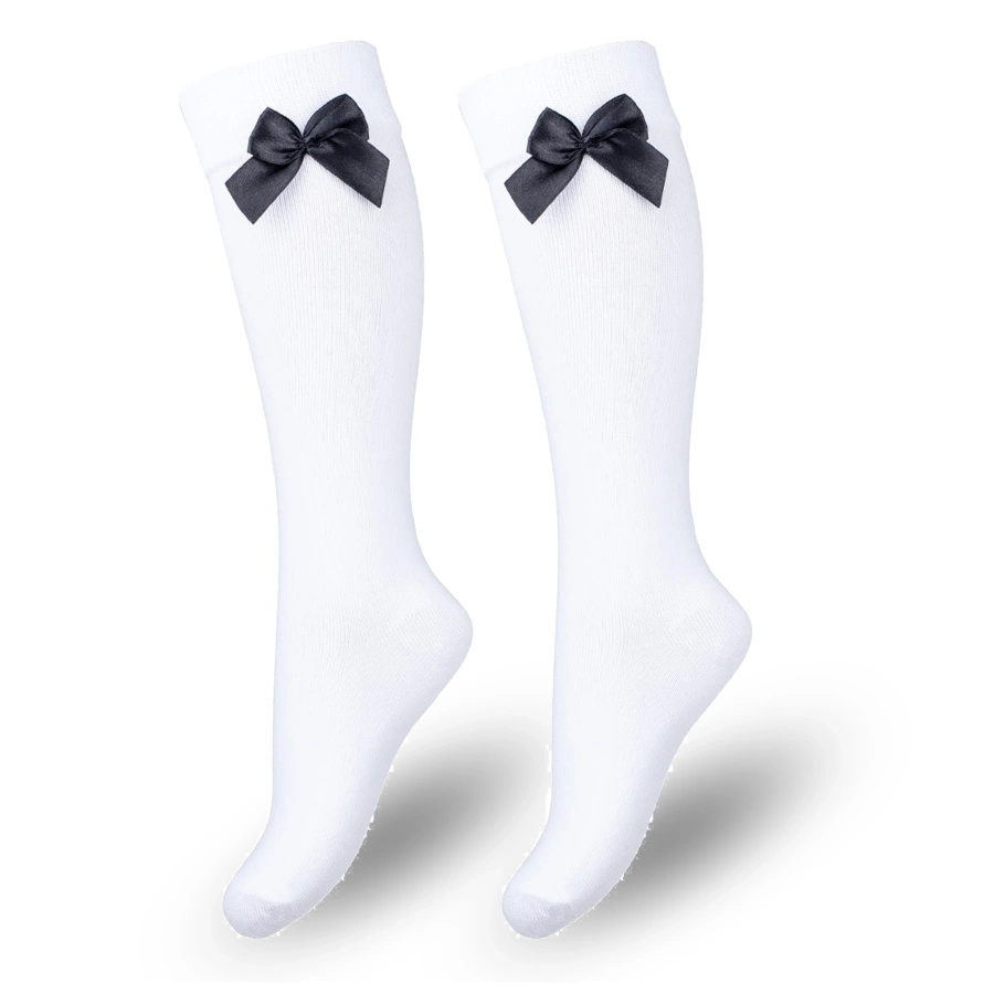 Podkolanówki Dziecięce z Kokardką 781