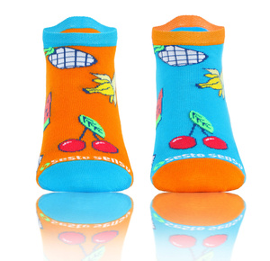 Owoce skarpety stopki unisex 90% bawełna Finest Cotton Sesto Senso – styl i wygoda