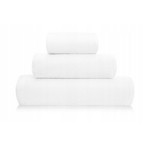 Biały miękki ręcznik Hotolewy SPA 100% bawełna 450g/m² Spod Igły i Nitki – luksusowy komfort