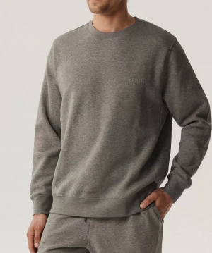 Czarna bawełniana bluza męska 100% model HMT-002 Atlantic – komfort i styl.