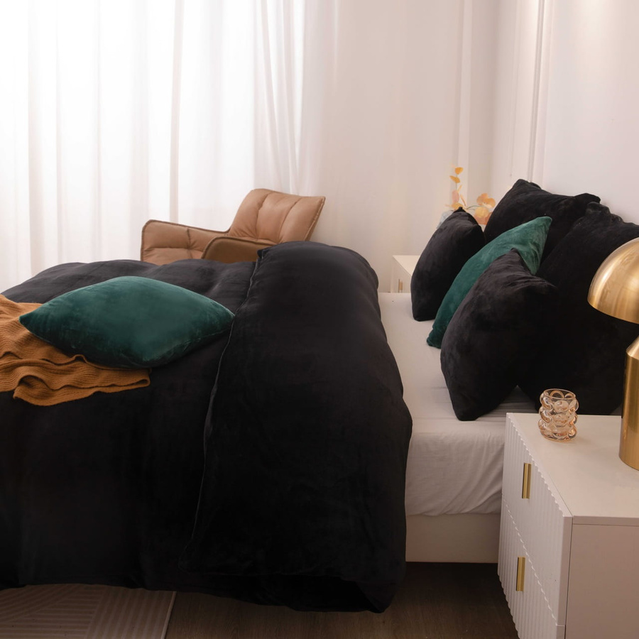 POŚCIEL COZY CZARNA