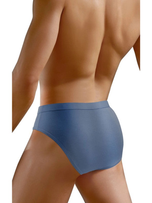 Niebieskie miękkie slipy męskie 95% bawełna SM02 Sesto Senso – komfort i styl na co dzień