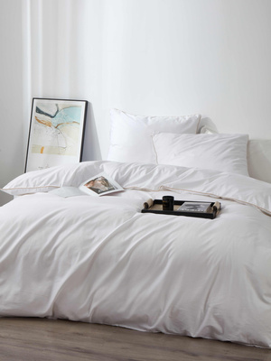 POŚCIEL SATYNA QUEEN PREMIUM biały