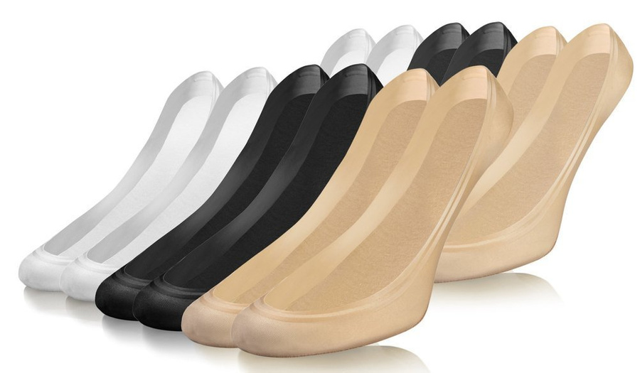 6X Stopki BALERINKI laserowo cięte z silikonem Sesto Senso