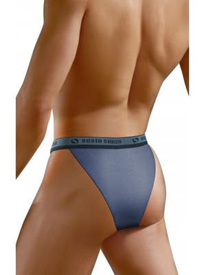 Niebieskie sportowe slipy męskie 95% bawełna Puma Tanga Sesto Senso – komfort i styl.