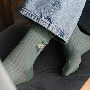 Skarpetki retro art. 017 NY038 zielone