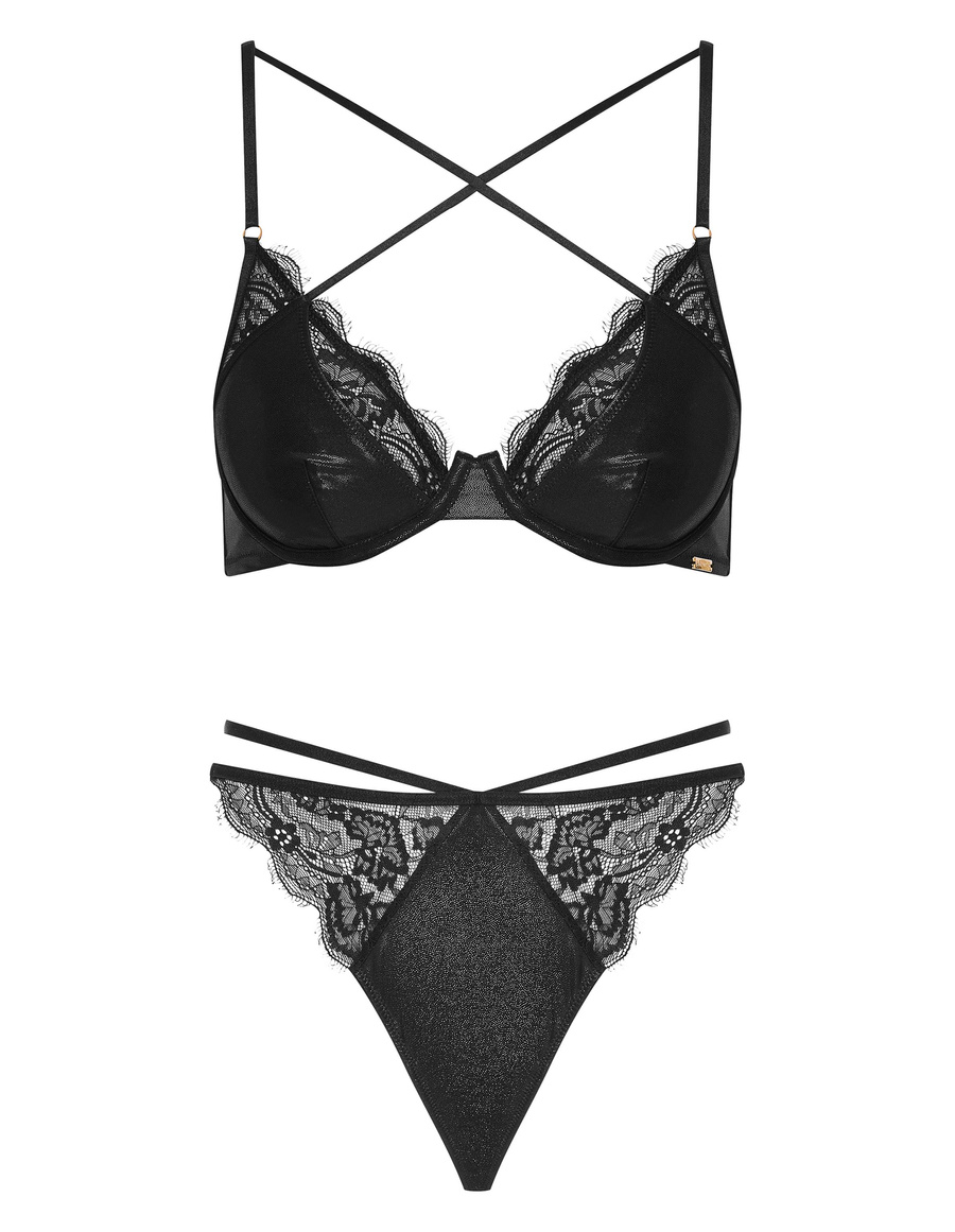 Set bieliźniany Wea 43964 czarny