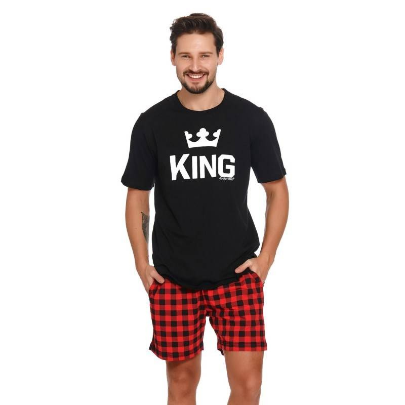 Męska Piżama King Bawełna