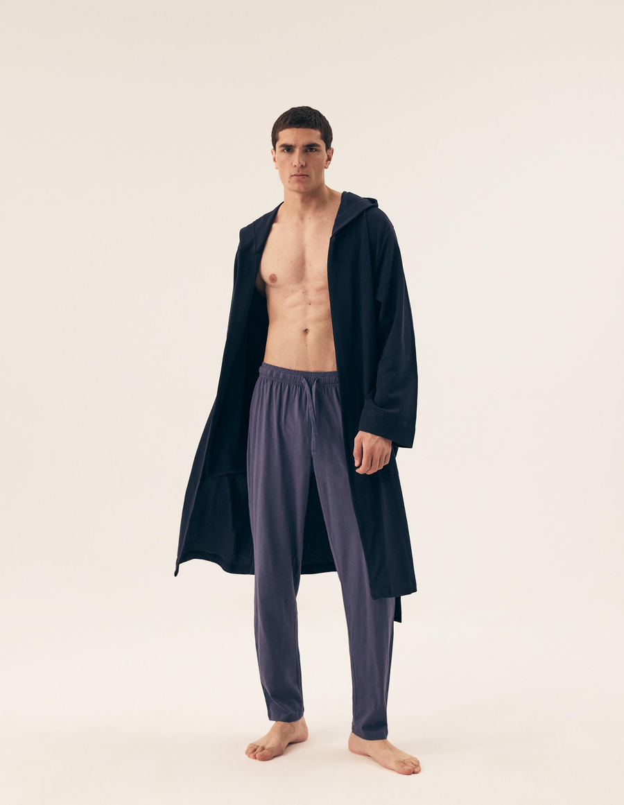 Szlafrok Męski 43044 Dark Blue