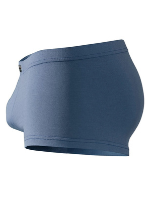 Grafitowe seksowne mini bokserki męskie 93% mikromodal BM06 Sesto Senso – odważny styl