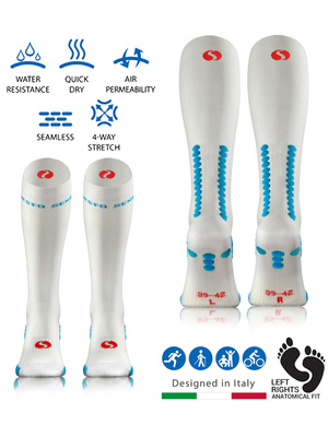 Skarpety Podkolanówki Sportowe Kompresyjne SKB12