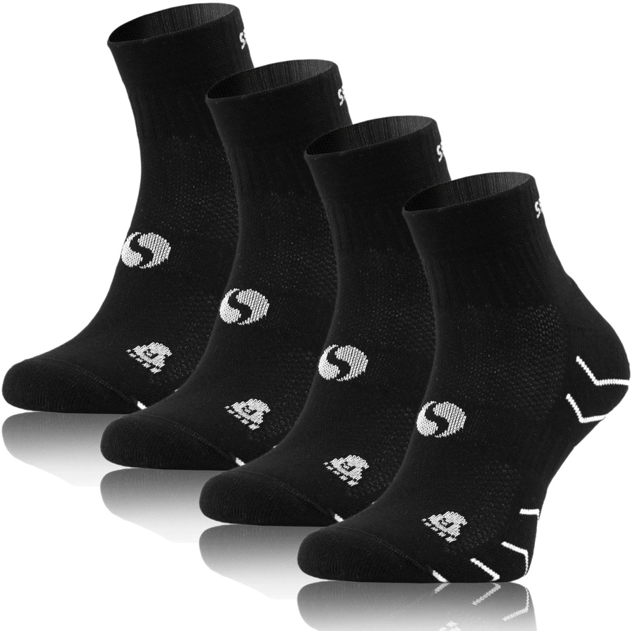 Szare oddychające skarpety męskie 88% bawełna AMZ Multicolor Sesto Senso – komfort dla biegaczy