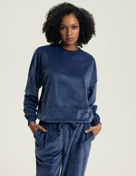 Damski komplet piżamowy Henderson 43722 dark blue