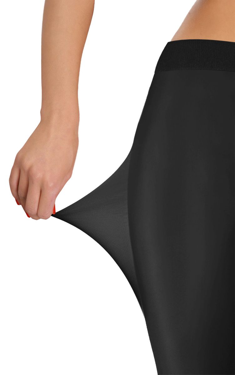 2x Kolorowe rajstopy kryjące z microfibry Hiver 40DEN