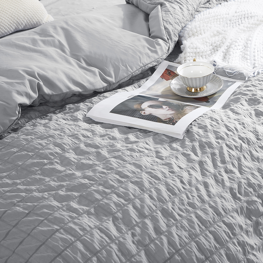 POŚCIEL CREASY SZARA