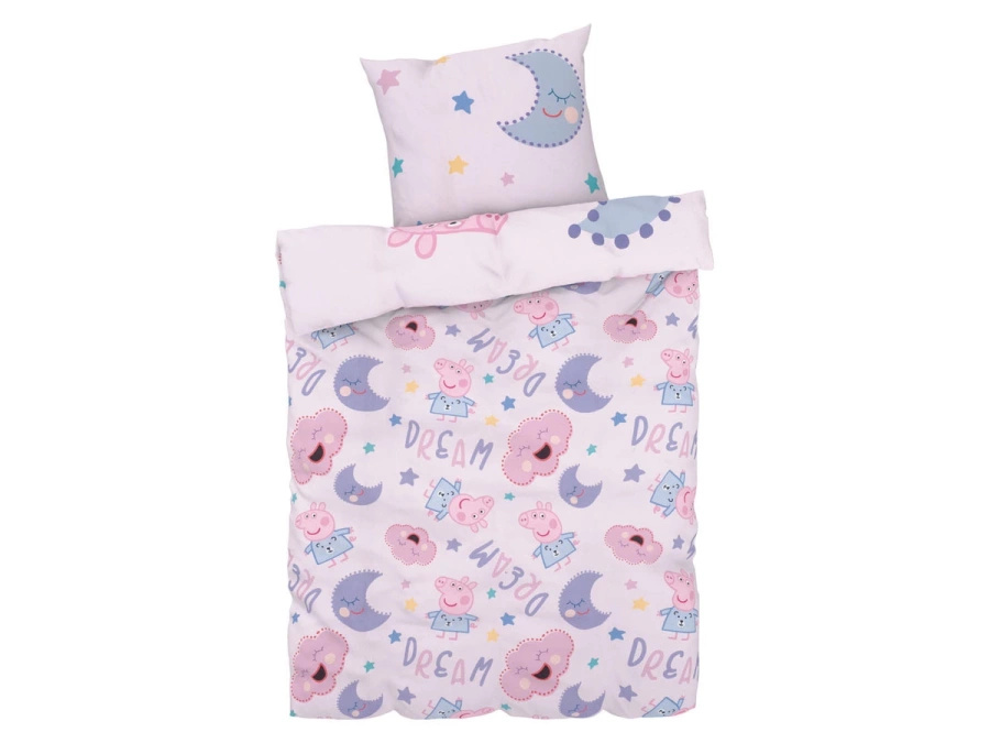 S POŚCIEL SATYNOWA 140*200 DREAM PEPPA