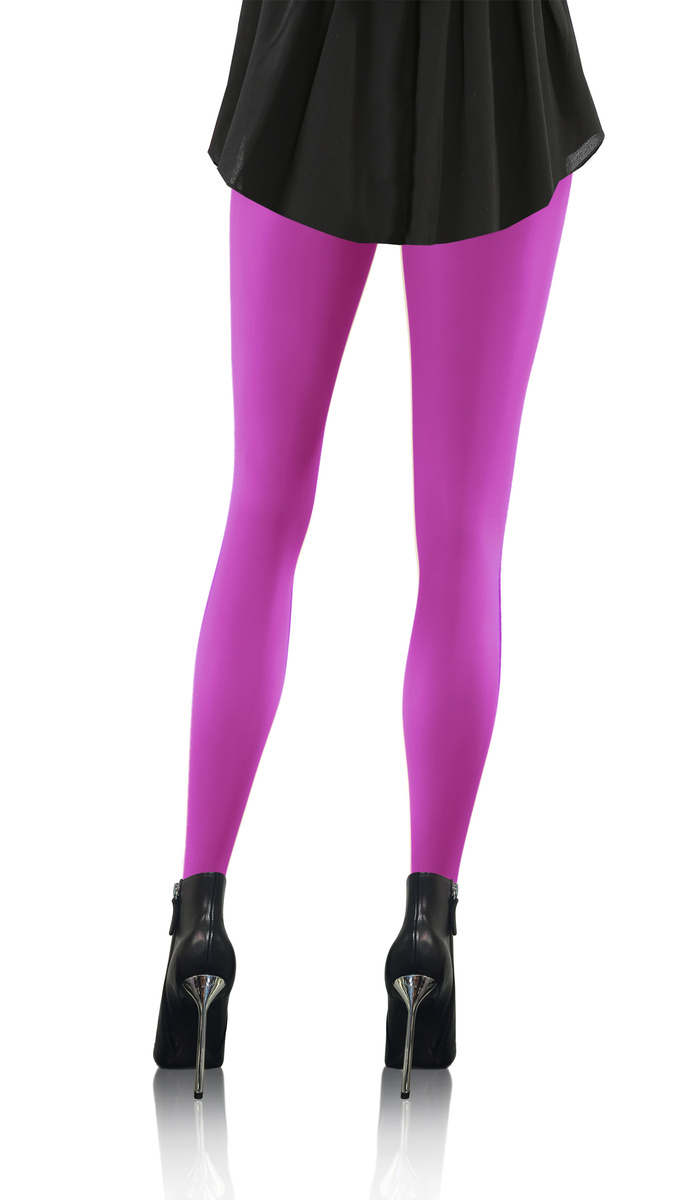 2x Kolorowe rajstopy kryjące z microfibry Hiver 40DEN