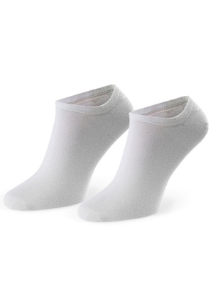 Białe Stopki Bambusowe Damskie Bezszwowe