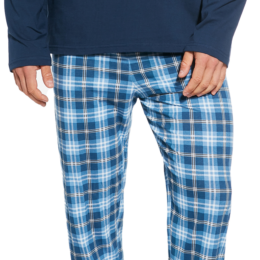 Piżama Męska Długi Rękaw 124