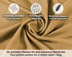 Beżowe elastyczne prześcieradło z gumką frotte 100% bawełna Sesto Senso – komfortowy sen