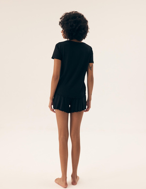 Damska piżama Noves 43022 czarna