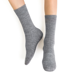 Czarne Skarpetki Dziecięce Merino Comfort