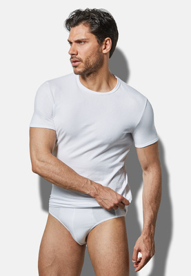 Podkoszulek Męski na Krótki Rękaw Dekold U Art. 570 Biały Navigare