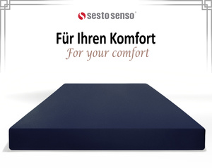 Białe elastyczne prześcieradło z gumką frotte 100% bawełna Sesto Senso – komfortowy sen