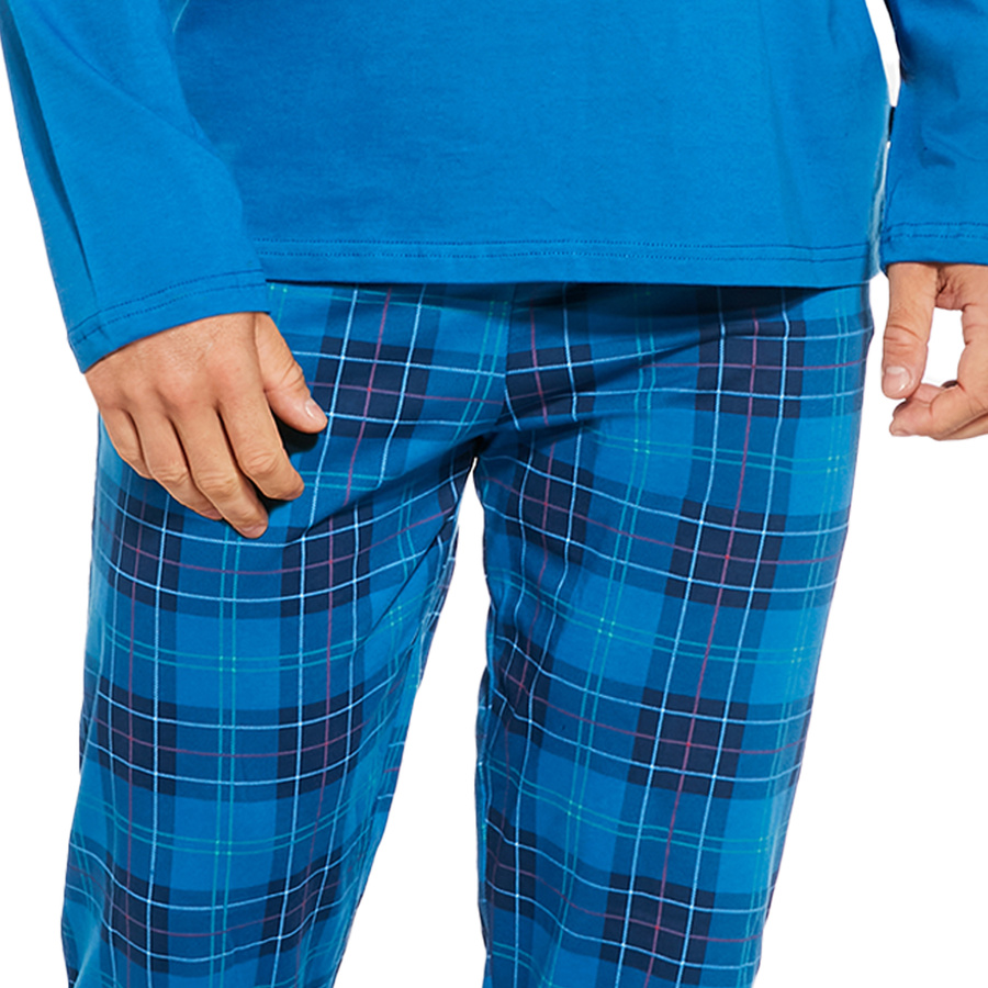 Piżama Męska Długi Rękaw 124