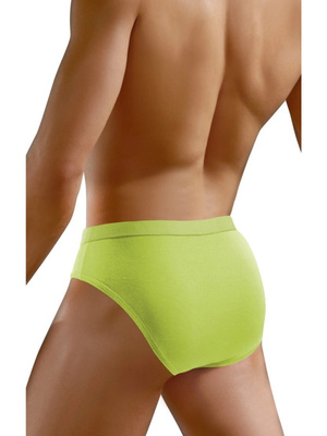 Pistacjowe gładkie slipy męskie 95% mikromodal SM03 Sesto Senso – komfort i trwałość codziennie