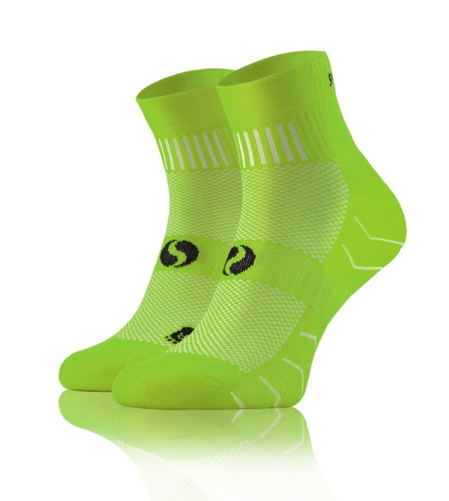 Zielone skarpety sportowe 3/4 unisex 88% Bawełna AMZ Sesto Senso – komfort i wygoda