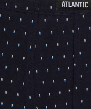 Wzorzyste bokserki męskie 3-pack cotton stretch Atlantic – komfort i oddychalność.