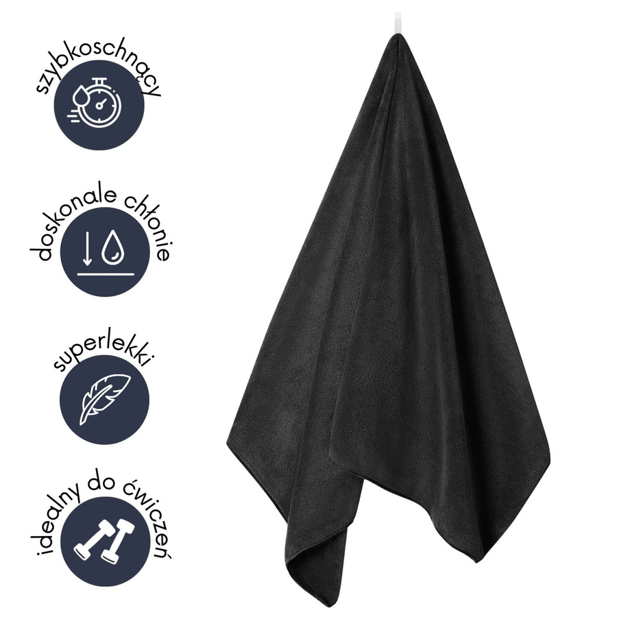 Ręcznik ACTIV Czarny